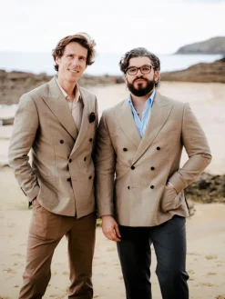 The Nines Blazer Croisé*Blazer croisé mocha Equinoxe