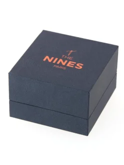 The Nines Classique*Boutons de manchette à rayures noires - Saint Briac