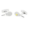 The Nines Bouton De Manchette Argent|Sports*Boutons de manchette argent massif tennis Key Biscane