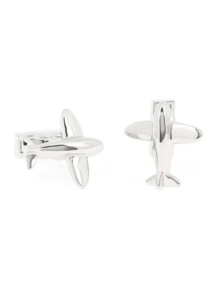 The Nines Bouton De Manchette Argent|Aviation*Boutons de manchette avion Seattle