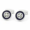 Maison du Bouton de Manchette Bouton De Manchette Rond|Bouton De Manchette Bleu*Boutons de manchette bleu marine Baltimore