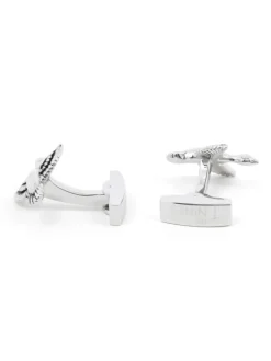 The Nines Bouton De Manchette Argent|Chasse*Boutons de manchette canard