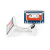 The Nines Bouton De Manchette Rectangle|Bouton De Manchette Bleu*Boutons de manchette cassette audio K7