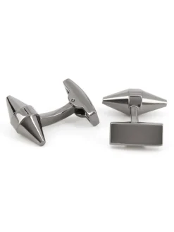Maison du Bouton de Manchette Classique*Boutons de manchette conique gunmetal - Maringa