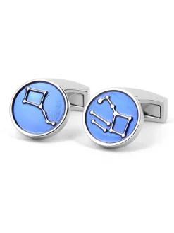 The Nines Bouton De Manchette Rond|Bouton De Manchette Bleu*Boutons de manchette constellation alma