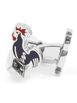 The Nines Bouton De Manchette Rouge|Vive La France !*Boutons de manchette coq gaulois