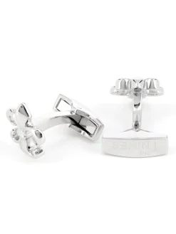 The Nines Bouton De Manchette Argent|Vive La France !*Boutons de manchette fleur de lys argent massif Saint Louis