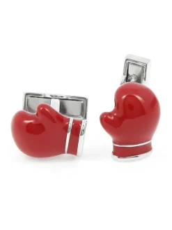 The Nines Bouton De Manchette Rouge|Sports*Boutons de manchette gants de boxe Kinshasa