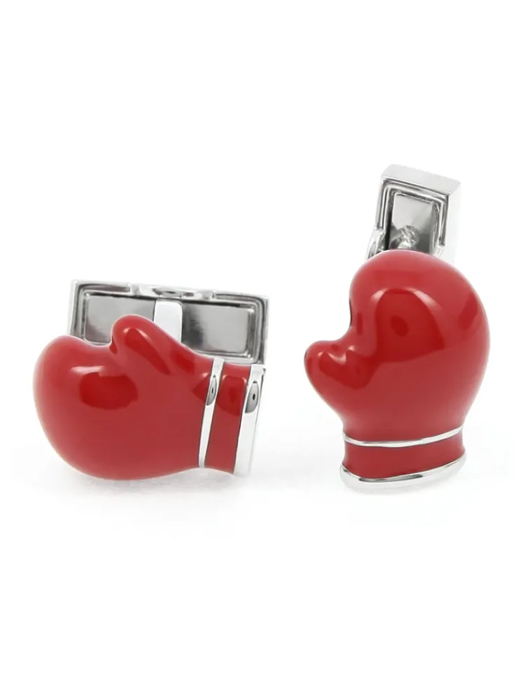 The Nines Bouton De Manchette Rouge|Sports*Boutons de manchette gants de boxe Kinshasa