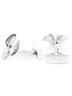 The Nines Bouton De Manchette Argent|Nautique*Boutons de manchette hélice en argent massif Brisbane