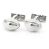 The Nines Bouton De Manchette Argent|Sports*Boutons de manchette Keep calm and play rugby