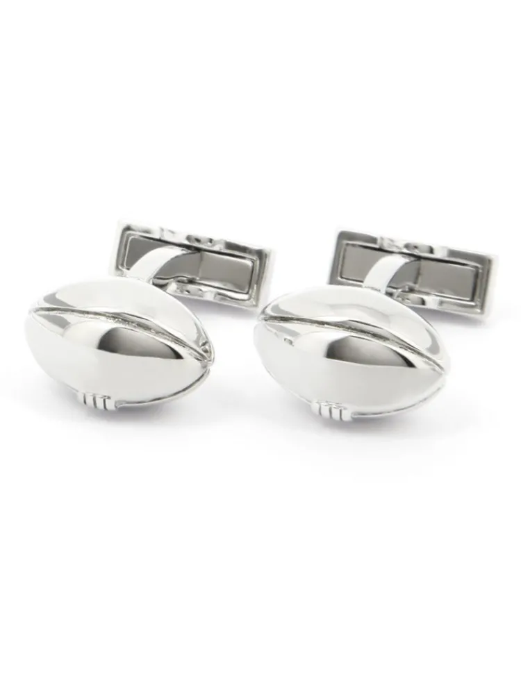 The Nines Bouton De Manchette Argent|Sports*Boutons de manchette Keep calm and play rugby
