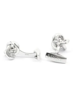 The Nines Classique|Bouton De Manchette Argent Massif*Boutons de manchette noeuds marin argent massif Champs Elysées