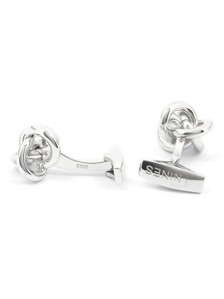 The Nines Classique|Bouton De Manchette Argent Massif*Boutons de manchette noeuds marin argent massif Champs Elysées