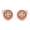 Maison du Bouton de Manchette Bouton De Manchette Rond|Bouton De Manchette Orange*Boutons de manchette orange Baltimore