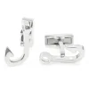 Maison du Bouton de Manchette Bouton De Manchette Argent|Nautique*Boutons de manchette pêche hameçon