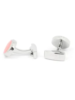 Maison du Bouton de Manchette Bouton De Manchette Rond|Bouton De Manchette Rose*Boutons de manchette ronds rose Montreux II