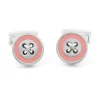 Maison du Bouton de Manchette Bouton De Manchette Rond|Bouton De Manchette Rose*Boutons de manchette rose Baltimore