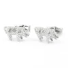 Maison du Bouton de Manchette Bouton De Manchette Argent|Chasse*Boutons de manchette sanglier Rambouillet
