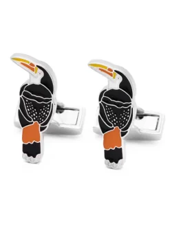 The Nines Insolites*Boutons de manchette toucan