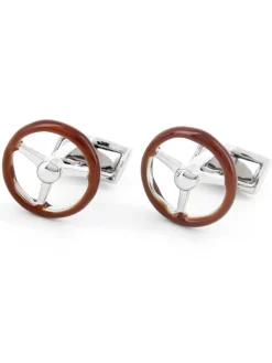 The Nines Bouton De Manchette Rond|Automobile*Boutons de manchette volant de voiture rétro Boavista