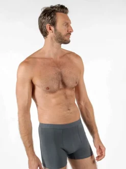 The Nines Boxer Homme*Boxer coton bio gris tempête