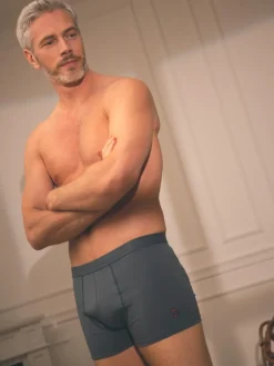 The Nines Boxer Homme*Boxer coton bio gris tempête