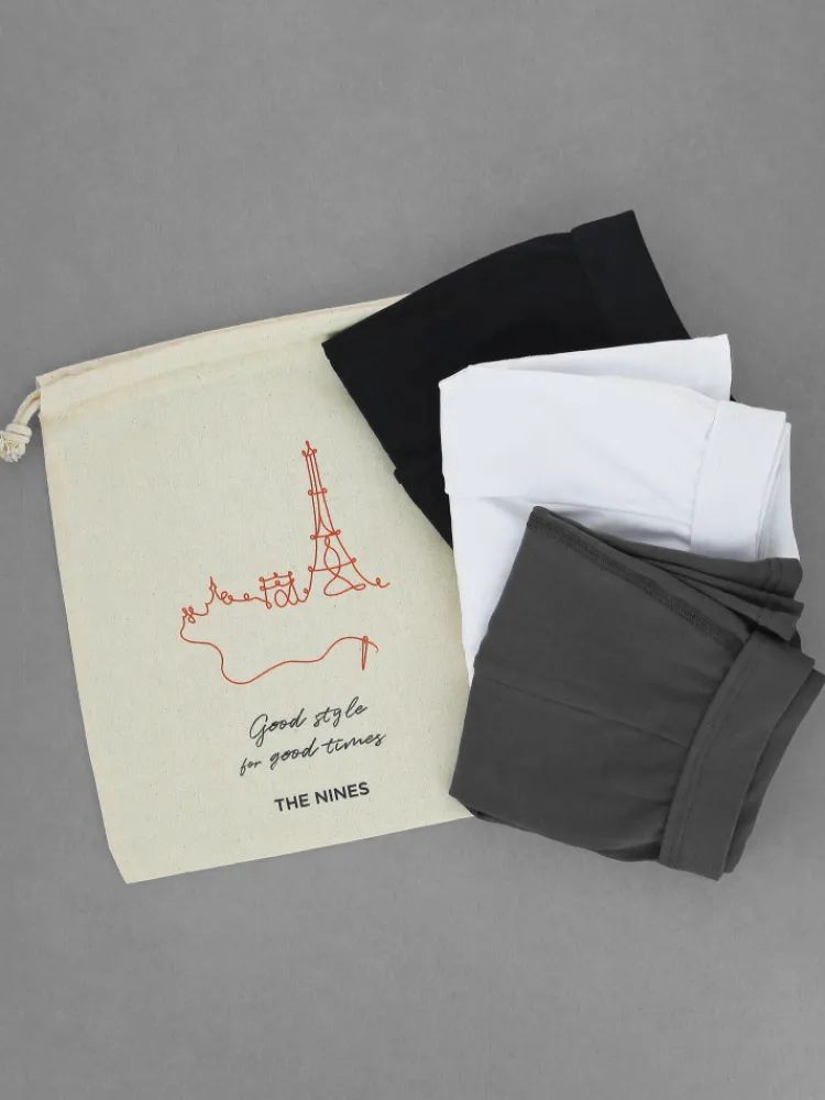 The Nines Boxer Homme*Boxers coton bio - Pack de 3 classique
