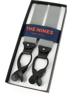 The Nines Bretelles Homme*Bretelles homme grises à boutons