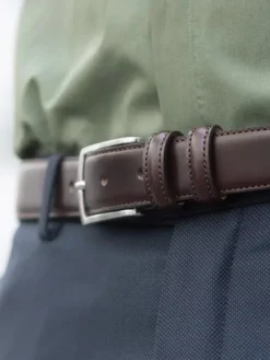 The Nines Ceinture Costume|Ceinture Cuir*Ceinture cuir marron - Ugo
