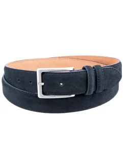 The Nines Ceinture Daim*Ceinture daim bleu acier Lino