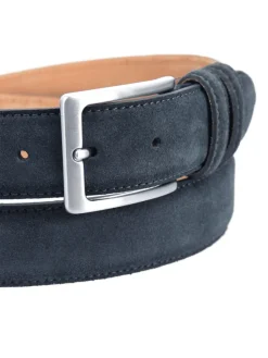 The Nines Ceinture Daim*Ceinture daim bleu acier Lino