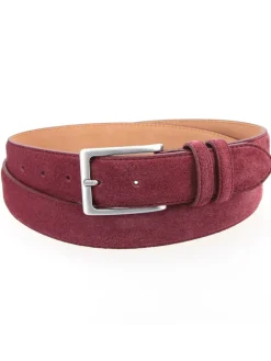 The Nines Ceinture Daim*Ceinture daim bordeaux - Lino