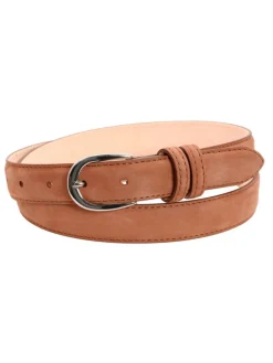 The Nines Ceinture Nubuck|Ceinture Homme Fine*Ceinture fine marron en nubuck - Gab