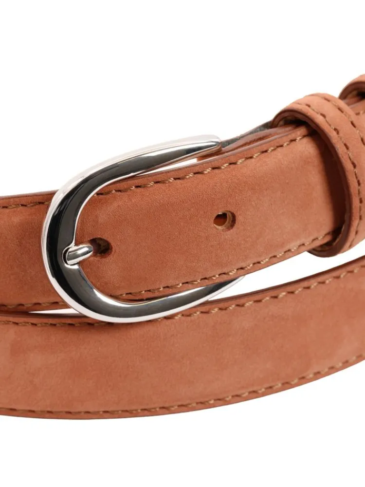 The Nines Ceinture Nubuck|Ceinture Homme Fine*Ceinture fine marron en nubuck - Gab