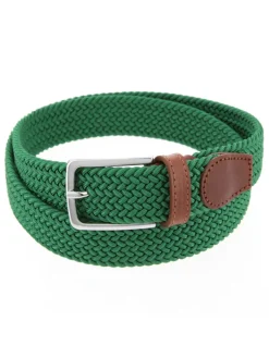 The Nines Ceinture Élastique*Ceinture élastique verte cuir marron - Rob III