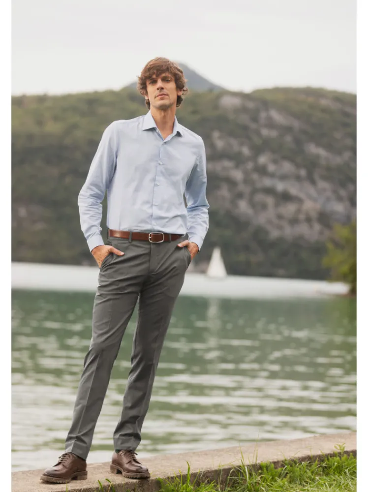 The Nines Ceinture Cuir*Ceinture marron boucle dorée