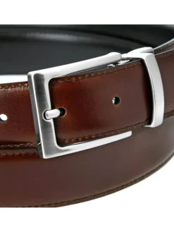 The Nines Ceinture Costume|Ceinture Réversible*Ceinture réversible noire et marron - James