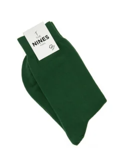 The Nines Chaussettes Coton Bio*Chaussettes coton bio vert anglais