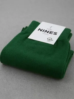The Nines Chaussettes Coton Bio*Chaussettes coton bio vert anglais