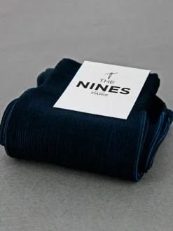The Nines Chaussettes Rayées|Chaussettes Fil D'Écosse*Chaussettes fil d'Écosse striées vert
