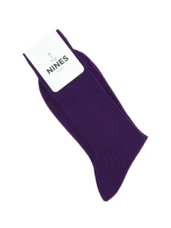 The Nines Chaussettes Fil D'Écosse*Chaussettes fil d'Écosse violettes
