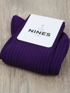The Nines Chaussettes Fil D'Écosse*Chaussettes fil d'Écosse violettes