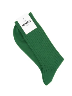 The Nines Chaussettes Laine*Chaussettes laine vierge vert anglais