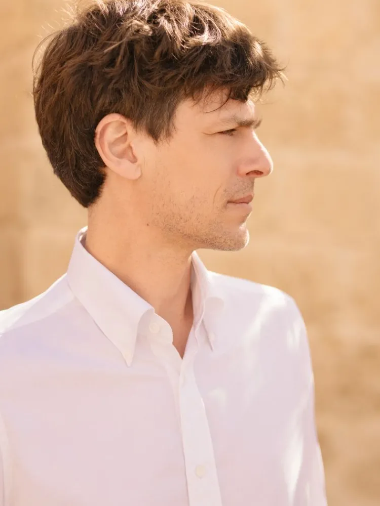 The Nines Chemise Blanche|Chemise Casual*Chemise col américain en oxford blanc