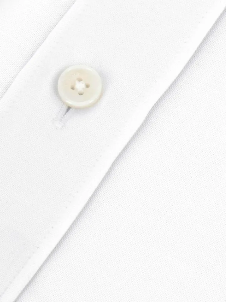 The Nines Chemise Blanche|Chemise Casual*Chemise col américain en oxford blanc
