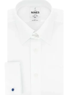 The Nines Chemise Mousquetaire|Chemise Mousquetaire*Chemise col anglais blanche poignets mousquetaire