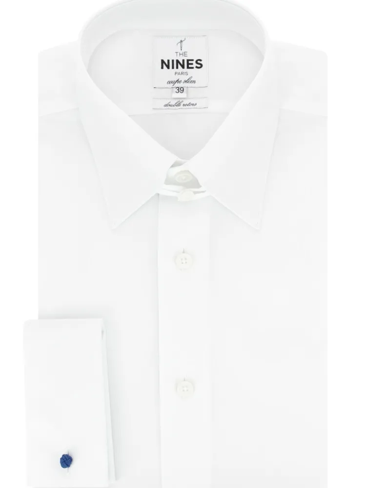 The Nines Chemise Mousquetaire|Chemise Mousquetaire*Chemise col anglais blanche poignets mousquetaire