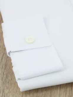 The Nines Chemise Blanche|Chemise Popeline*Chemise col français blanche