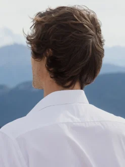 The Nines Chemise Poignet Simple|Chemise Blanche*Chemise col français classique en popeline blanche